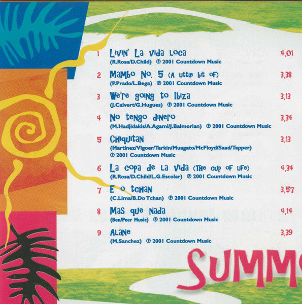 Unknown Artist : Summer Beach Party (CD, Comp)