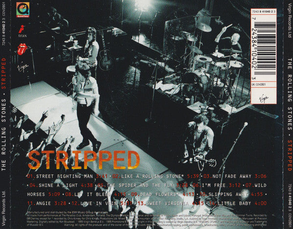 The Rolling Stones : Stripped (CD, Album, Enh)