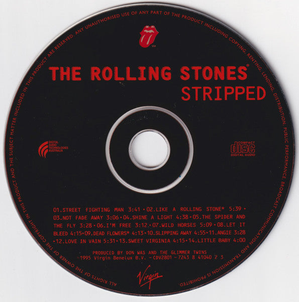 The Rolling Stones : Stripped (CD, Album, Enh)
