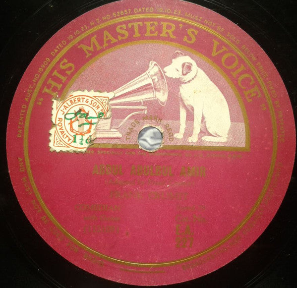 Frank Crumit : Frankie And Johnnie / Abdul Abulbul Amir (Shellac, 10")