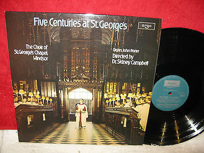 The Choir Of St George's Chapel : Five Centuries at St. Georges (LP)