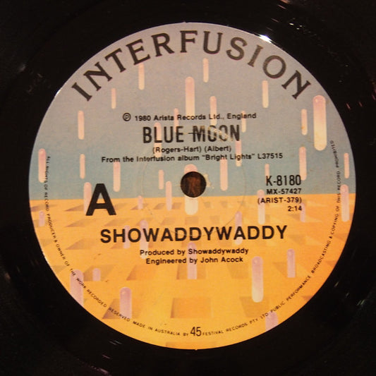 Showaddywaddy : Blue Moon (7", Single)