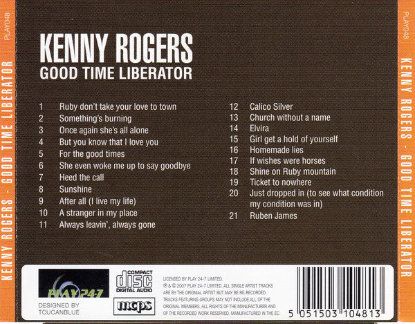 Kenny Rogers : Good Time Liberator (CD, Comp)