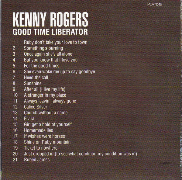 Kenny Rogers : Good Time Liberator (CD, Comp)