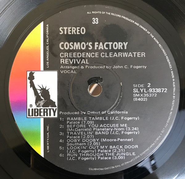 Creedence Clearwater Revival : Cosmo's Factory (LP, Album, M/Print)