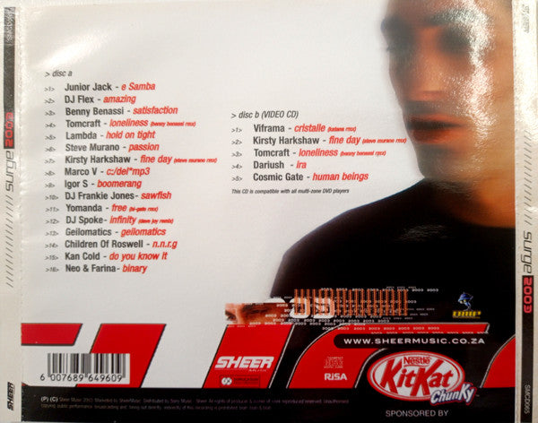 Surge (4) : Surge 2003  (2xCD, Comp + VCD, Comp, Mixed)