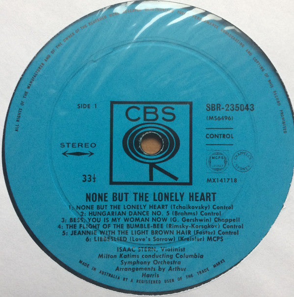 Isaac Stern : None But The Lonely Heart - Isaac Stern Plays Great Violin Favorites (LP, Album, Ste)