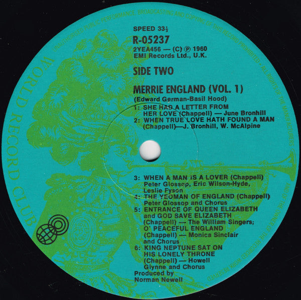 Edward German : Merrie England (2xLP, Album, Club)