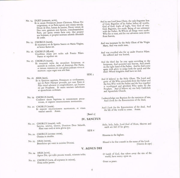 Johann Sebastian Bach : Mass in B Minor (3xLP, Club, RE + Box)