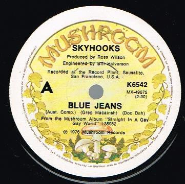 Skyhooks : Blue Jeans (7", Single)
