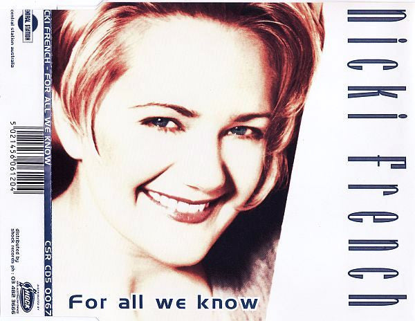 Nicki French : For All We Know (CD, Maxi)