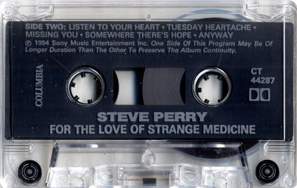 Steve Perry : For The Love Of Strange Medicine (Cass, Album, Dol)
