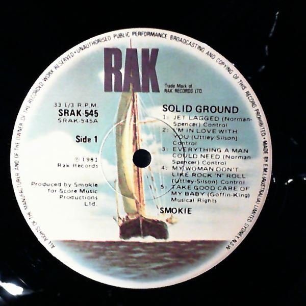 Smokie : Solid Ground (LP, Album)