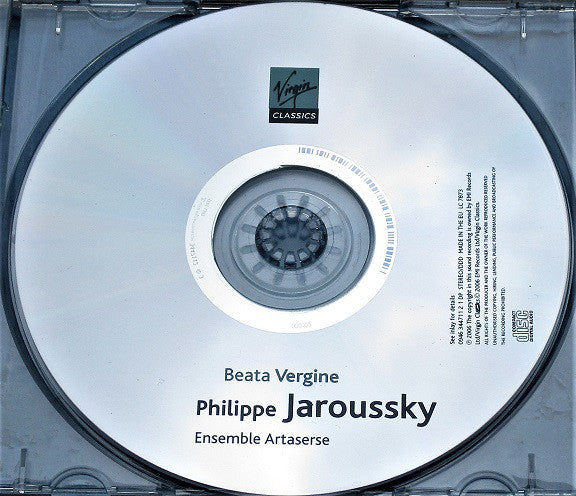 Philippe Jaroussky, Ensemble Artaserse : Beata Vergine (CD, Album)