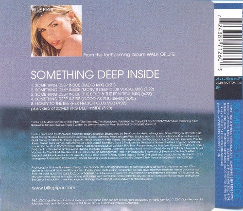Billie Piper : Something Deep Inside (CD, Single, Enh)