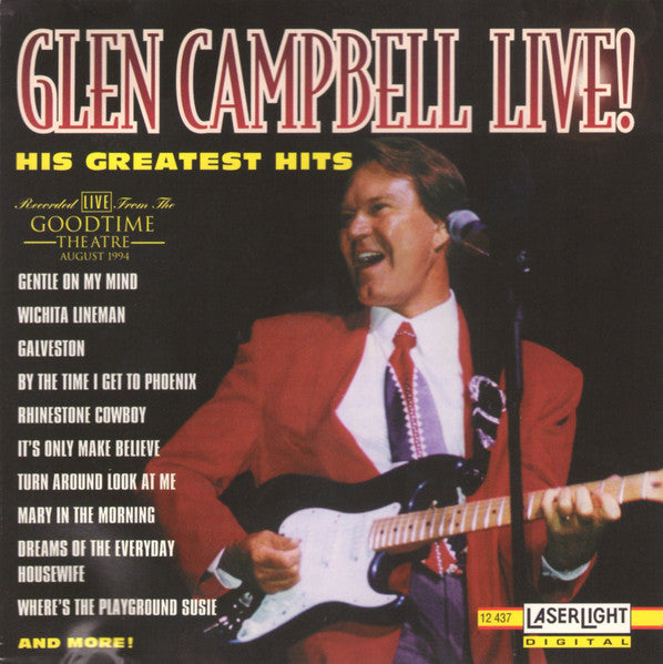 Glen Campbell : Glen Campbell Live! His Greatest Hits (CD, Comp)