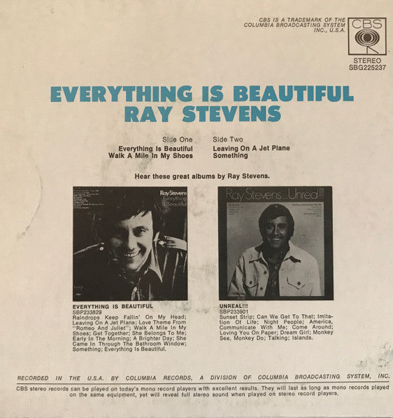 Ray Stevens : Everything Is Beautiful (7", EP)