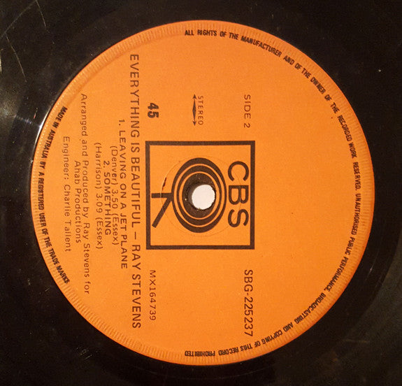 Ray Stevens : Everything Is Beautiful (7", EP)