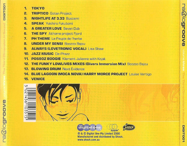 Various : RadioGroove Volume Three: The 3rd Dimension in Sound (CD, Comp)