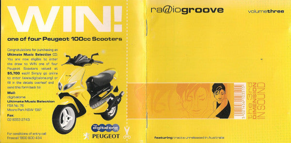 Various : RadioGroove Volume Three: The 3rd Dimension in Sound (CD, Comp)