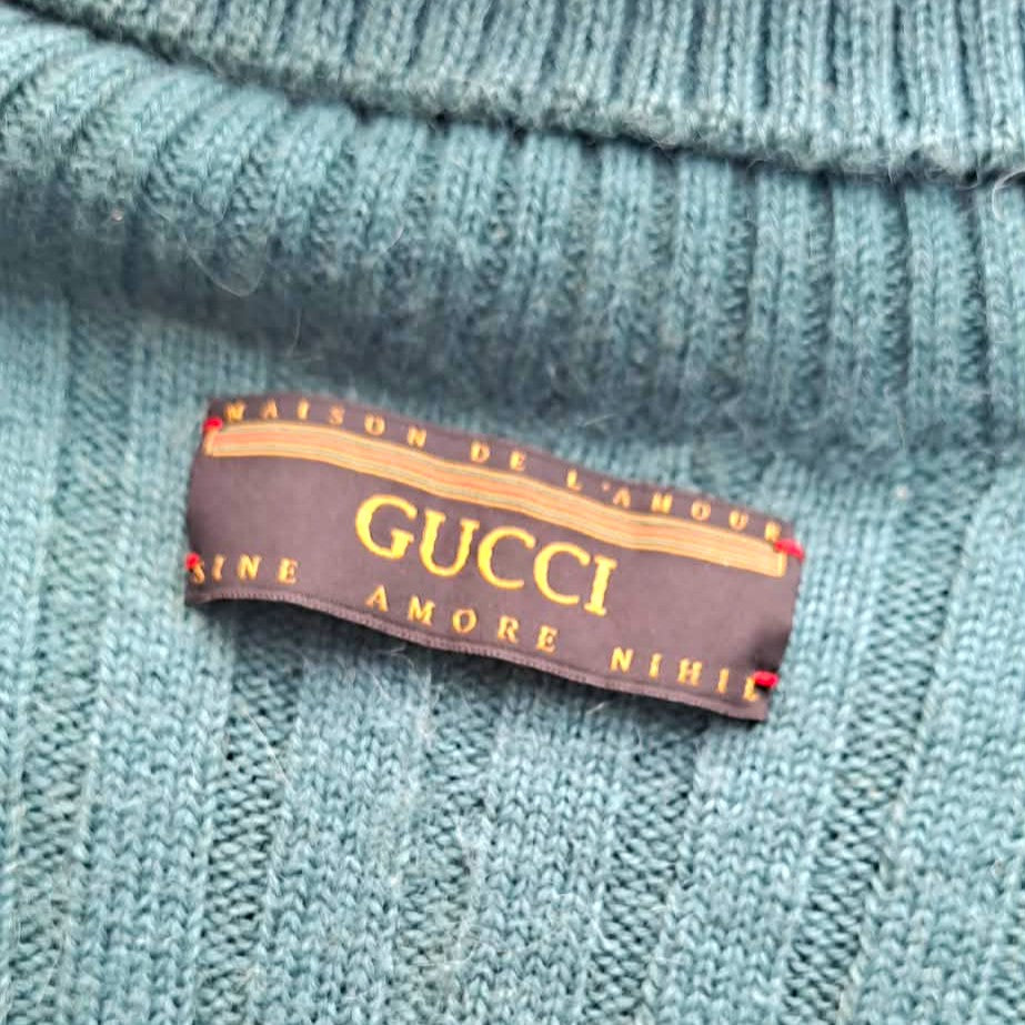 GUCCI Men’s Wool Turtleneck Jumper (XS) Mens Alessandro Michele 2020s