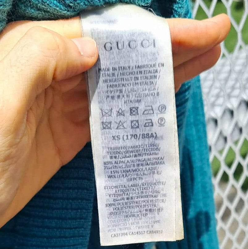 GUCCI Men’s Wool Turtleneck Jumper (XS) Mens Alessandro Michele 2020s