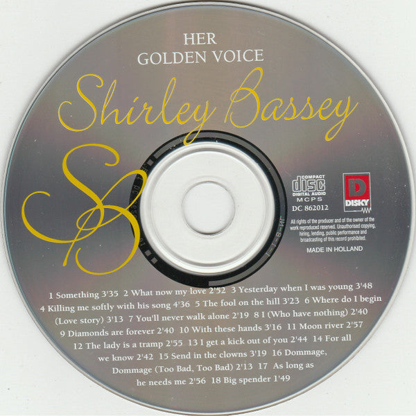 Shirley Bassey : Her Golden Voice (CD, Comp)