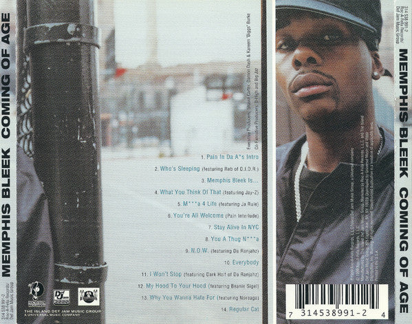 Memphis Bleek : Coming Of Age (CD, Album)