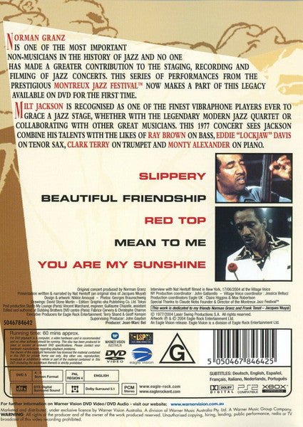Milt Jackson & Ray Brown : Milt Jackson & Ray Brown '77 (DVD-V, RM, Multichannel, PAL,  Re)