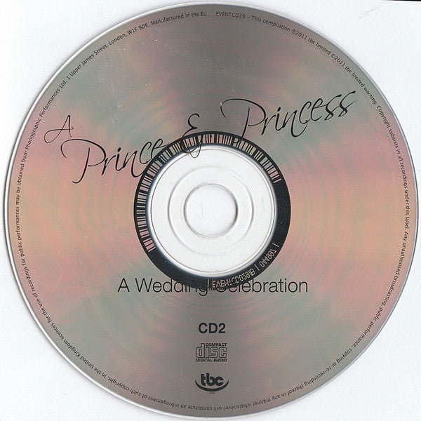 Unknown Artist : A Prince & Princess - A Wedding Celebration (2xCD, Album, Comp)