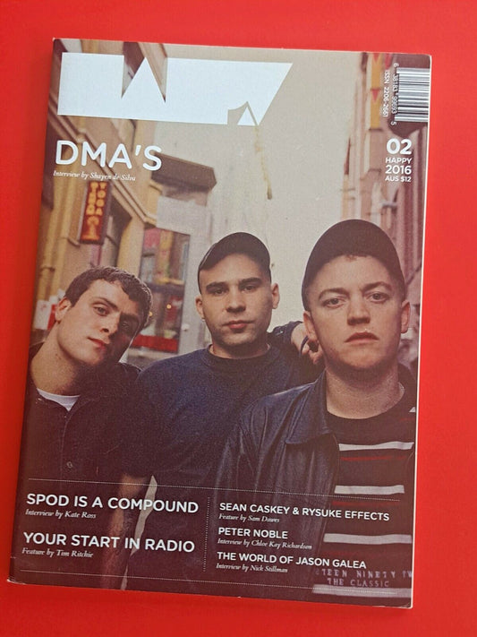 DMA's cover Happy Magazine Issue 2 2016 - Australian Music