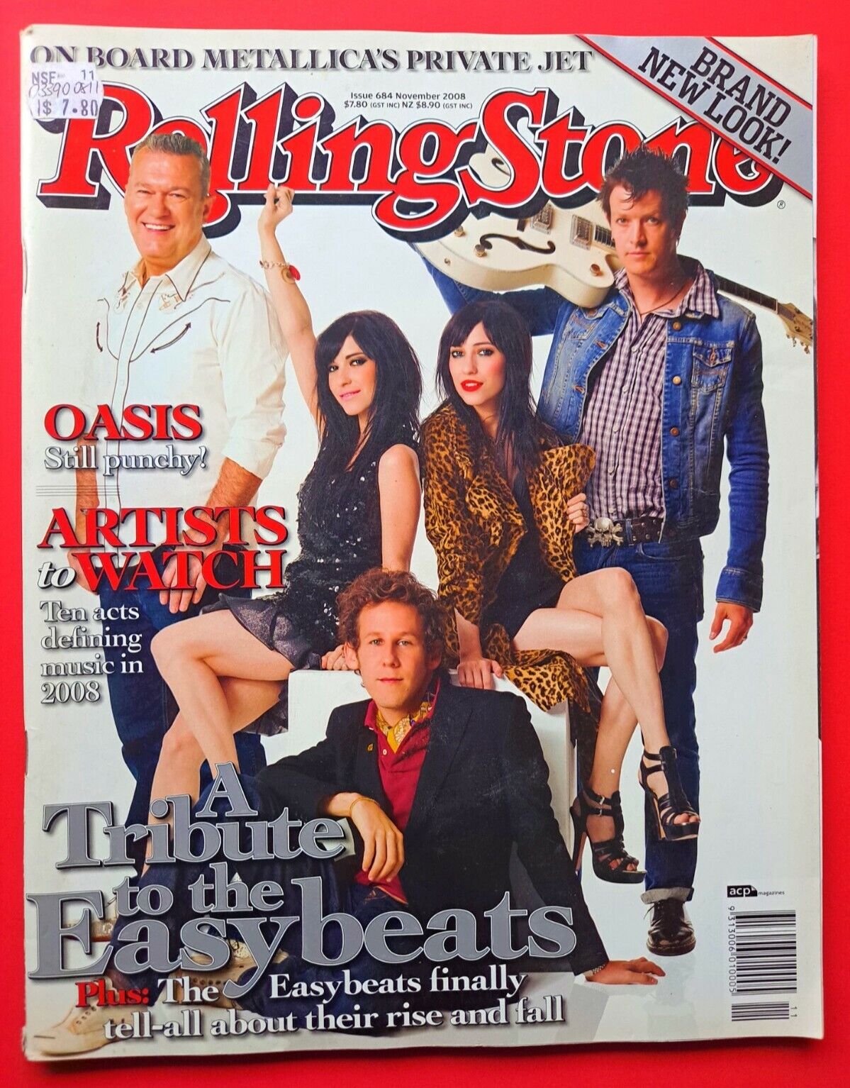The Veronics and Jimmy Barnes cover Rolling Stone Australia #684 2008