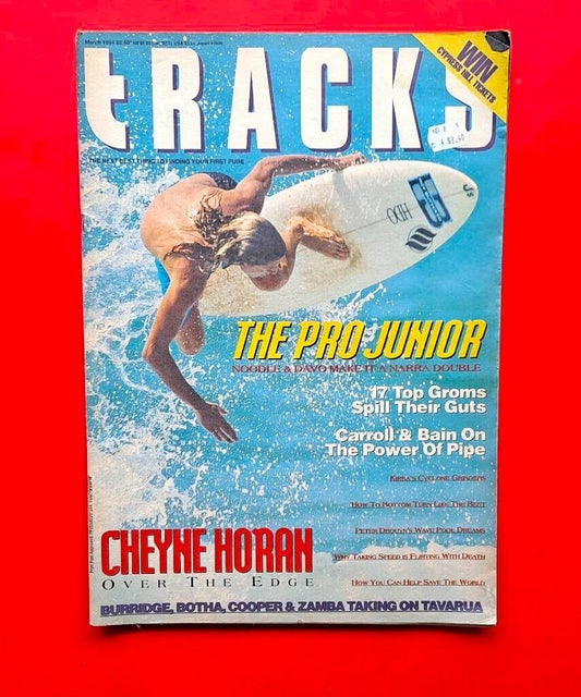 Tracks Magazine March 1994 Australian Surfing Cheyne Horan Carroll & Bain