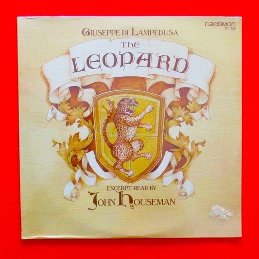 Giuseppe Di Lampedusa ‎The Leopard (Excerpts) Vinyl LP 1983 Sealed Literature