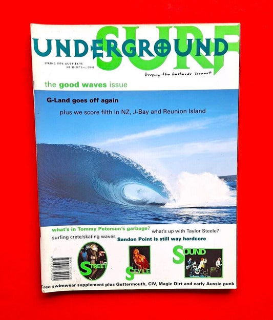 Underground Spring 1996 Australian Surf Magazine Magic Dirt Aussie Punk