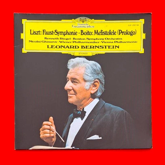 Leonard Bernstein ‎Liszt Faust Symphony & Boito Mefistofele Prologo 1977 2xLP