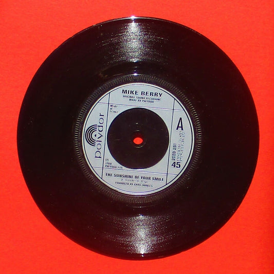 Mike Berry ‎The Sunshine Of Your Smile / I'm As Old As Paul McCartney 7" Single