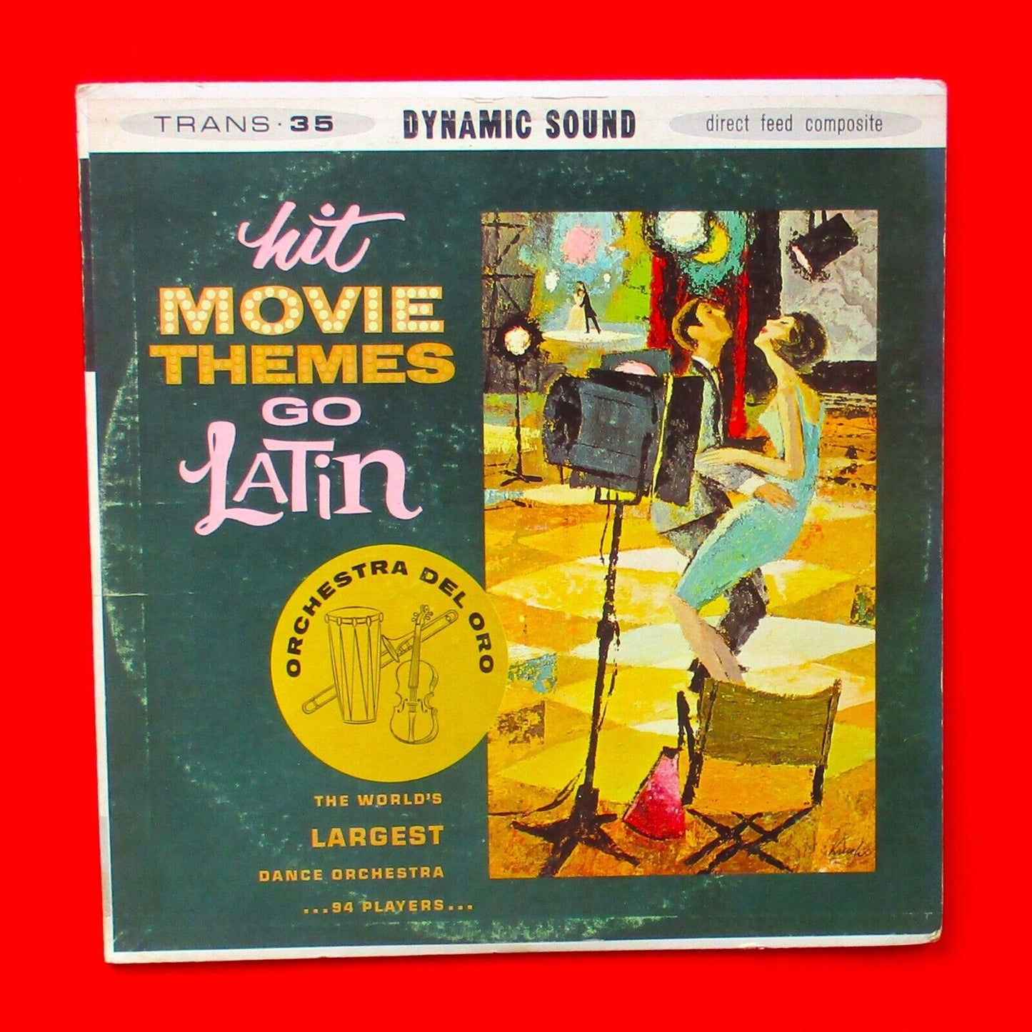 Orchestra Del Oro ‎Hit Movie Themes Go Latin US Vinyl LP
