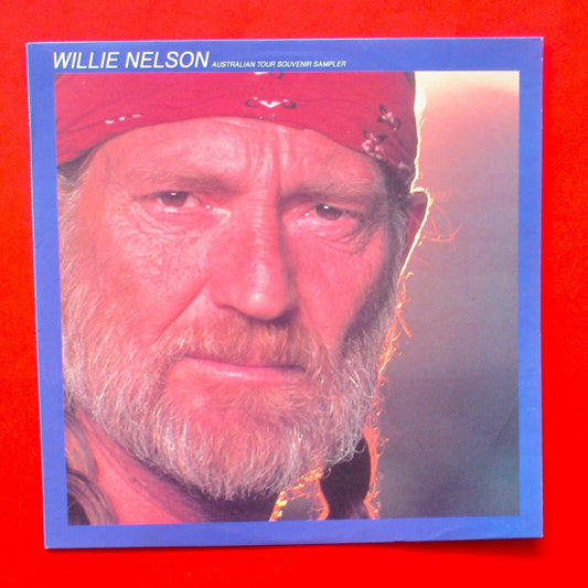 Willie Nelson ‎Australian Tour Souvenir Sampler Limited Edition 1981 EP 12" Viny