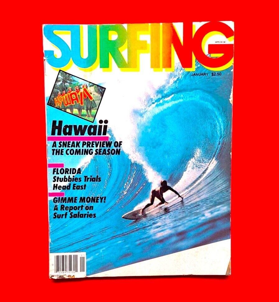 Surfing January 1970s Vintage Magazine Stubbies Trials Hawaii