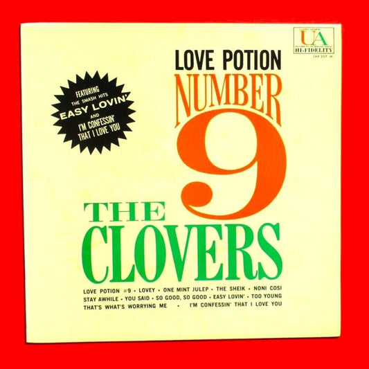 The Clovers ‎Love Potion Number 9 Vinyl Album LP 1978 R&B Masterpiece Collection