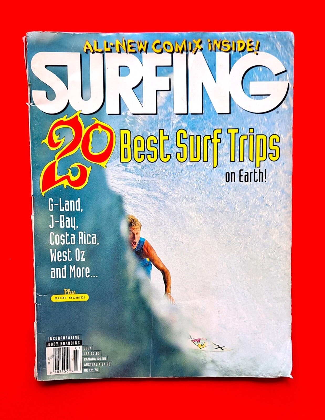 Surfing July 1992 Australian Magazine 20 Best Trips G-Land Surf Music