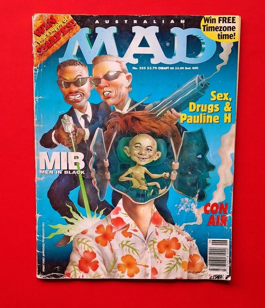Will Smith Men In Black cover Australian MAD Magazine 355