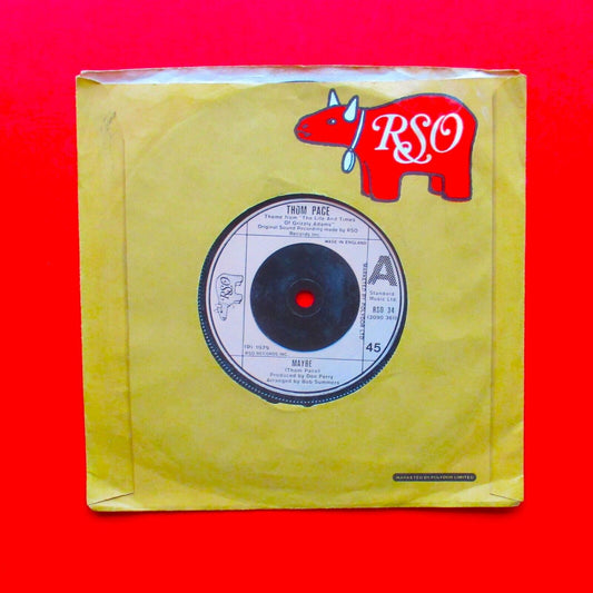 Thom Pace ‎Maybe 1979 UK Vinyl 7" Single