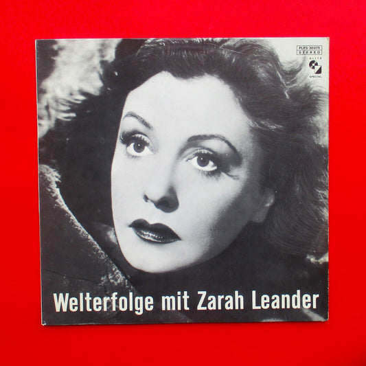 Zarah Leander ‎World Success With Zarah Leander Vinyl Album LP Swiss Pop