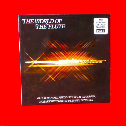 The World Of The Flute Vinyl Compilation LP 1975 Classical Gluck Bach Handel