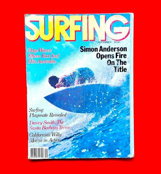 Surfing September 1981 Vintage Simon Anderson Fold Out Class of '81 Cover