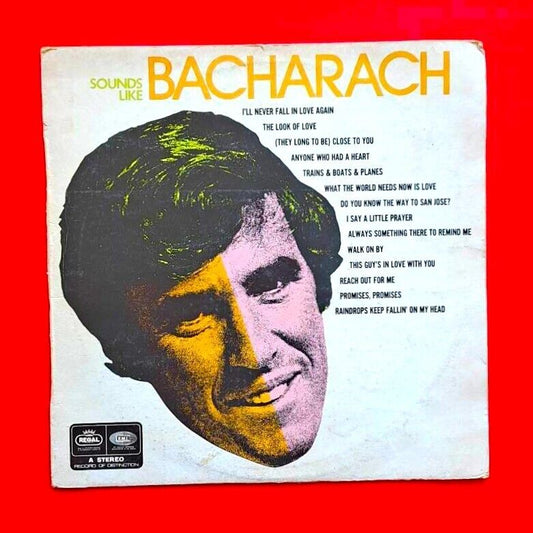 The Emistudio Orchestra Sounds Like Bacharach 1972 LP Burt Bacharach NZ Pressing