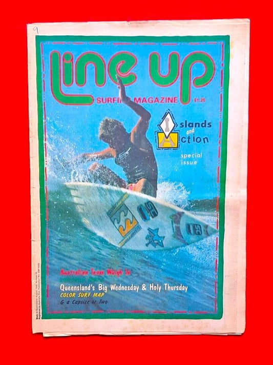 Line Up Queensland Surf Magazine August 1986 Big Wednesday and Holy Thursday