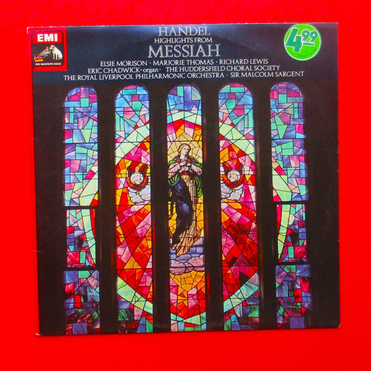 Handel Messiah Highlights Vinyl Album LP Australian Pressing Classical HMV